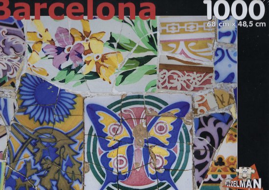 Tegelmozaïek Parc Guell Barcelona 