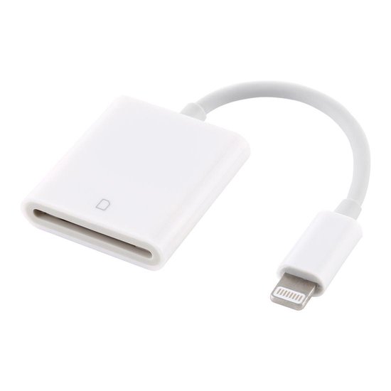 Câble adaptateur lecteur de carte SD vers 8 broches pour iPhone et iPad, 10 cm