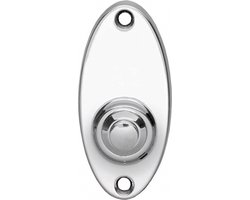 Intersteel Deurbel ellips klein chroom