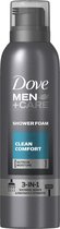 Dove Men+Care Clean Comfort Doucheschuim - 6 x 200 ml - Voordeelverpakking
