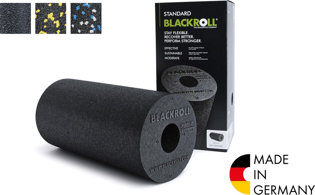Blackroll Standard Foam Roller 30 cm - Zwart thumbnail 2