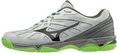 Mizuno Wave Hurricane 3 indoorschoenen midden grijs