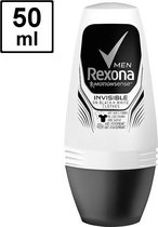 6x Rexona Deo Roll-on Men – Invisible Black & White