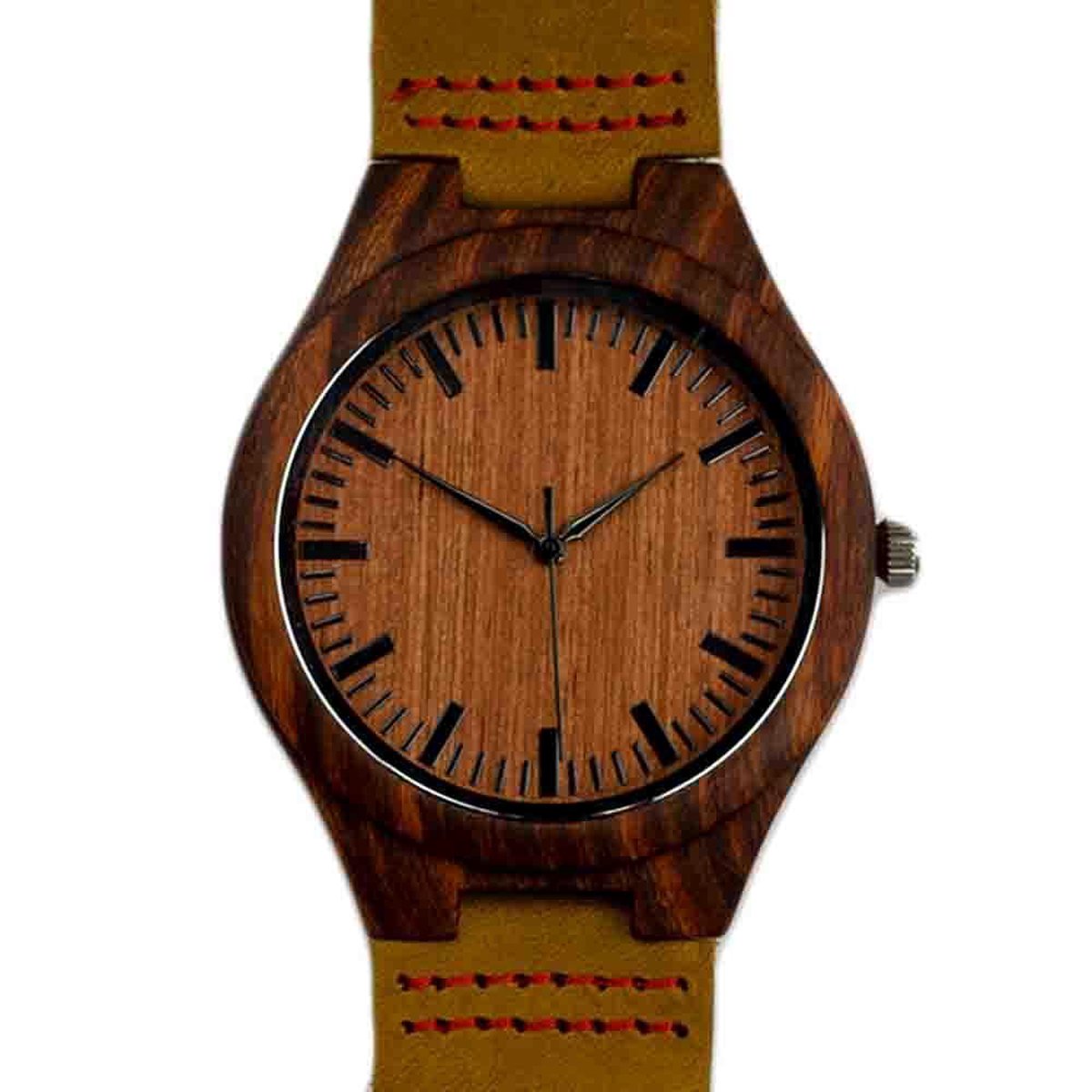 Houten Horloge | Grand Canyon | Sandel | 45 mm