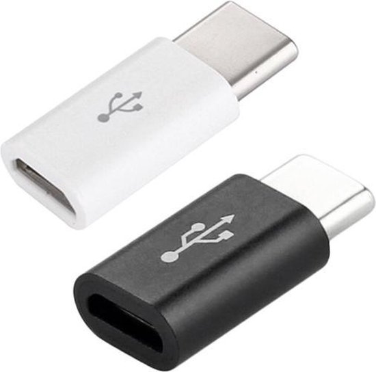 Set van 2 verloop adapter MICRO USBadapter naar USBC Opzetstuk MicroUSB to USB... bol