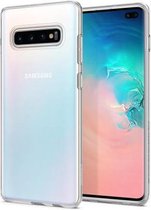 Samsung Galaxy S10 Plus Hoesje Transparant - Siliconen Case