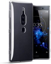 HB Hoesje Geschikt voor Sony XZ2 Premium - Siliconen Back Cover - Transparant