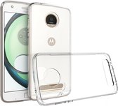HB Hoesje Geschikt voor Motorola Moto Z2 Play - Siliconen Back Cover - Transparant