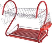 Edënbërg Red Line - Keuken-Afdruiprek - Verchroomd Metaal - Inox