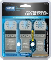 SMART Blades PRO Multitool Zaagbladen Set - Hout/Kunststof/Non-Ferrometaal - 3-Delig