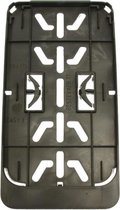 Kentekenplaat houder Premium staand - Brommer snorfiets 17.5 x 10 cm - Clip on - Universeel