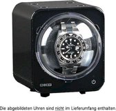 Beco Watchwinder Boxy Fancy Brick zwart zonder Voeding 70002-87