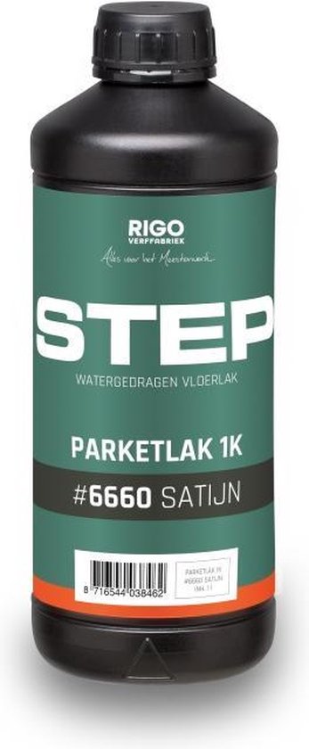 RigoStep STEP 1k Hout Lak SATIJN 6660 - 1 ltr