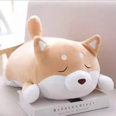 Slapende shiba plush bruin 35cm - hond