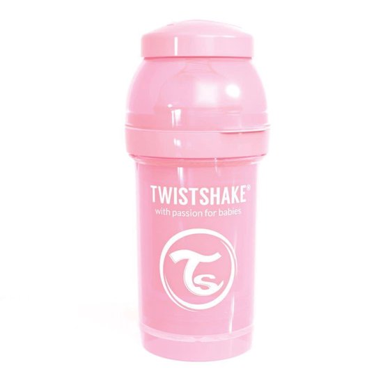 Babyflesje - Twistshake Babyfles 180ml Pastel Pink