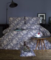 Nat Lapis Dekbedovertrek - Lits-jumeaux - Katoen Renforce - 240x200cm + 2 kussensloop 60x70 cm - onderzijde ritssluiting