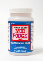 Mod Podge Super Gloss - Lijm vernis en sealer in één - Hoogglans - 236 ml