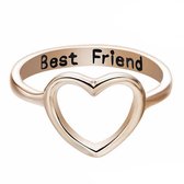 Zoëies bff ring goudkleurig 19 mm