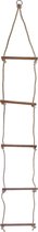 Échelle de corde avec 5 marches en bois pour balançoire - 200 cm