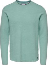 Onsnicklas Structured Crew Neck Kni 22015522 Aquifer