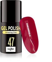 Beauty of Noelle© Top-Line Gellak 47 crimson red 5ml - gel nagels - acrylnagels - nep nagels - manicure