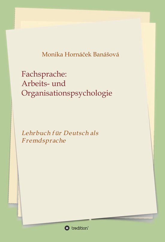 Fachsprache: Arbeits- und Organisationspsychologie - cover