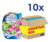 Witte Reus Toiletblok Geur Switch - Appel Waterlelie - Voordeelverpakking - 10 stuks