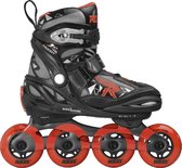 Roces Inlineskates - Maat 36-40 - Unisex - zwart/rood/grijs