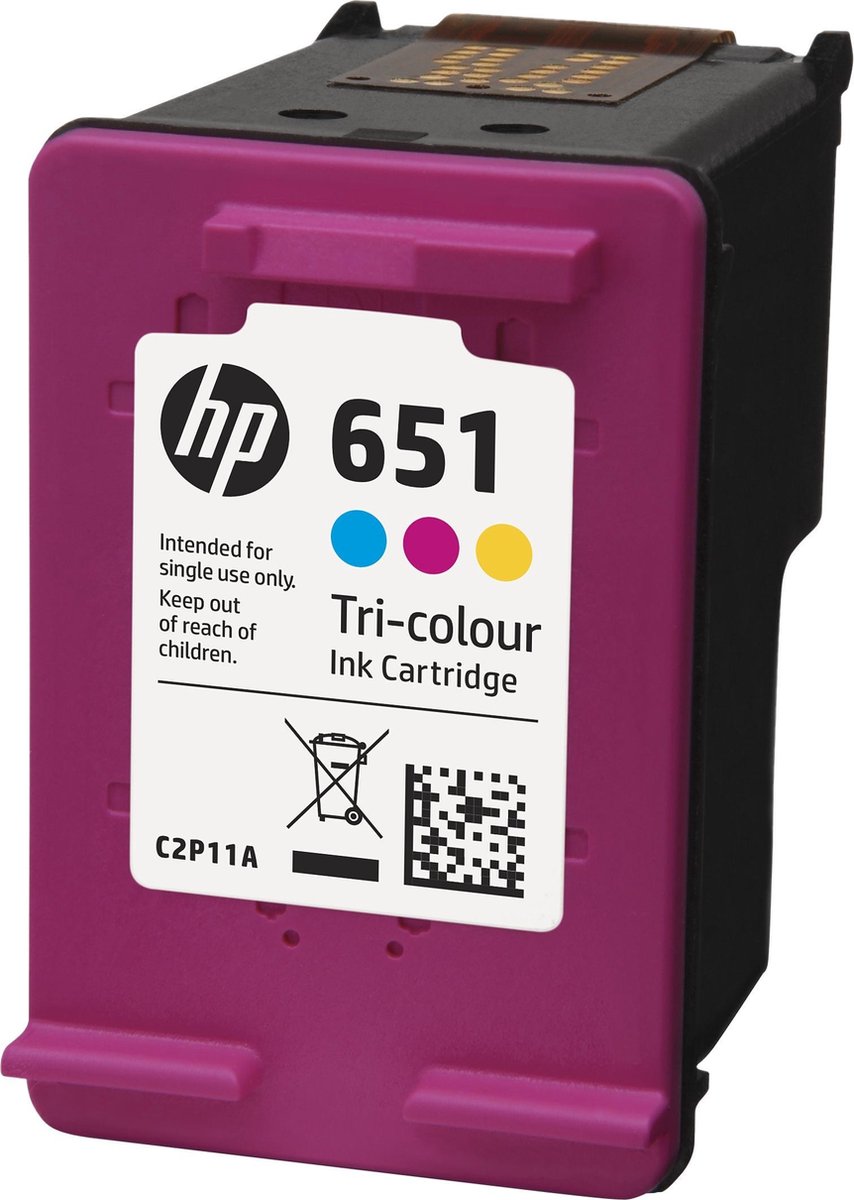HP 651 - Inktcartridge / Kleur (C2P11AE)