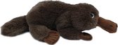 Pia Soft Toys Knuffeldier Vogelbekdier - zachte pluche stof - bruin - kwaliteit knuffels - 35 cm - uit Australie