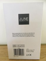 J-Line Ledlamp Blinkend Glas Transparant Small