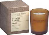 Amber Geurkaars Atelier Rebul (140g) - Zoete Kamergeur - Sojawas - 30 Branduren