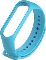 Xiaomi Mi Band 3 / 4 Siliconen bandje |Licht Blauw / Light Blue|Premium kwaliteit| One Size |TrendParts