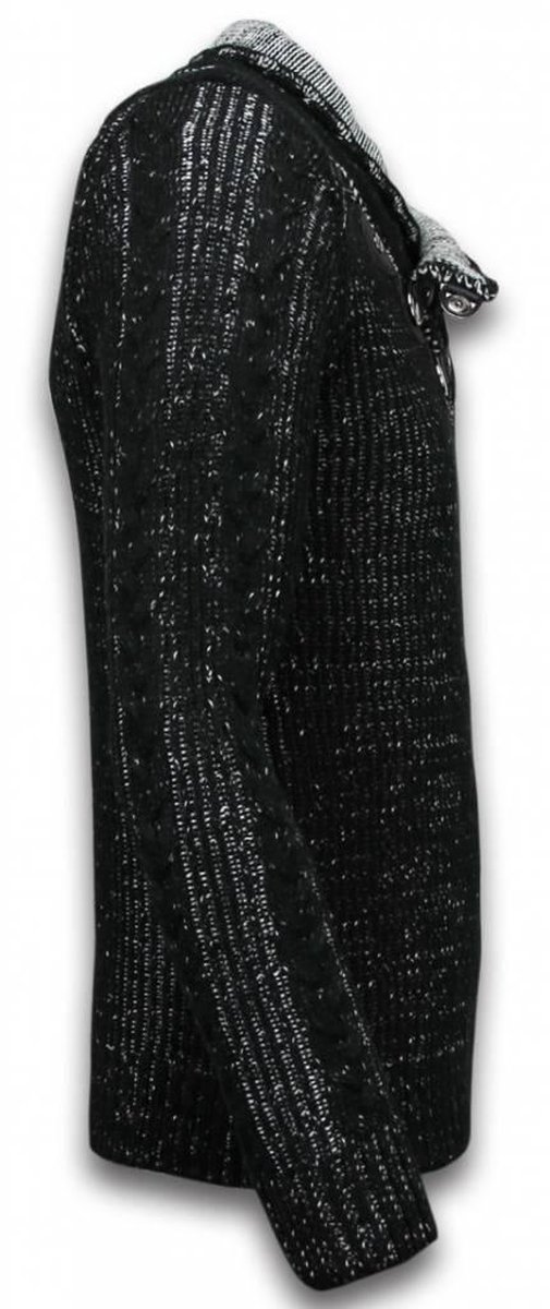 | BN8 BLACK NUMBER Gebreide Heren Trui Exclusive BN8 BLACK NUMBER Gebreide Heren Trui Exclusive Sjaalkraag