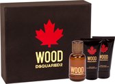Dsquared2 Green Wood Pour Homme Eau De Toilette Spray 50ml Set 3 Pieces 2020
