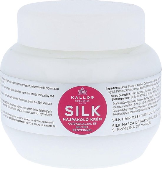 Foto: Kallos kjmn silk hair mask with olive oil and silk protein 275ml