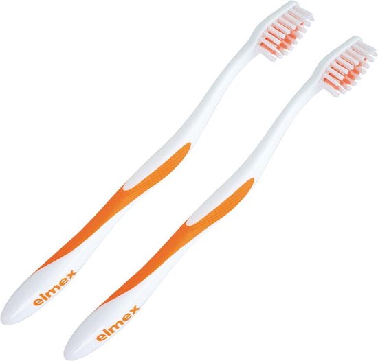 ELMEX ORTHO zachte tandenborstel speciaal voor beugeldragers | 2-pack |  bol.com