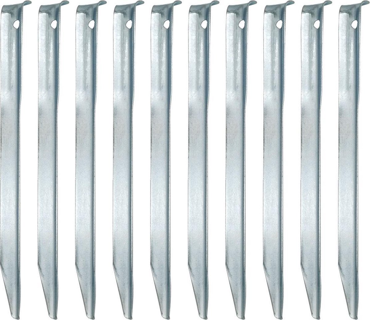 10 xl stalen tentharingen V-profiel 230x23mm stabiele tentnagels zandnagels zandvloernagels