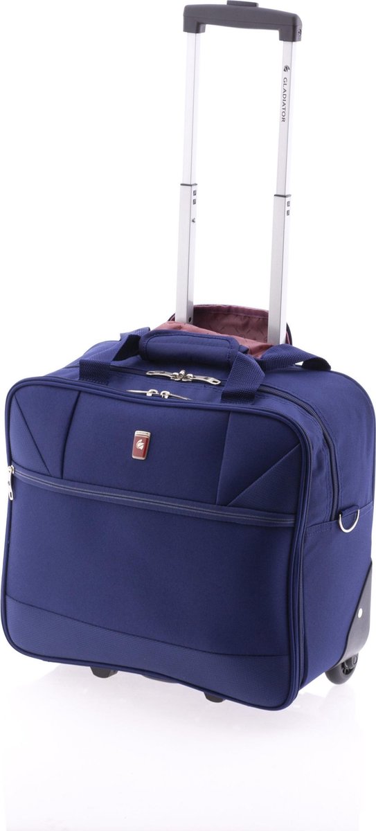 Gladiator Metro Handbagage Laptop Trolley - 14 inch - Blauw