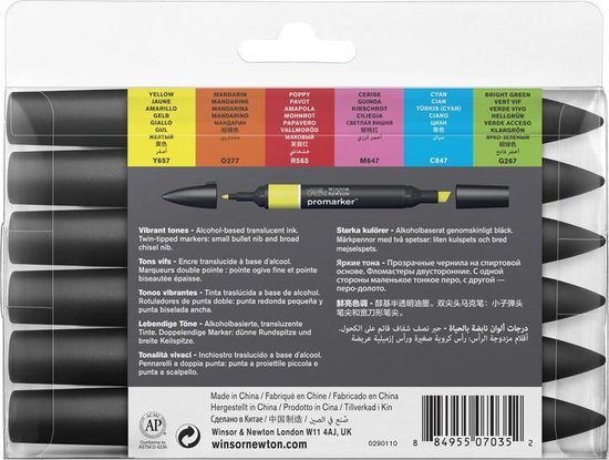 Winsor & Newton® ProMarker™ Manga Fantasy 13 Marker Set