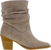| Lazamani dames western laars taupe suède | Lazamani dames western laars taupe suède