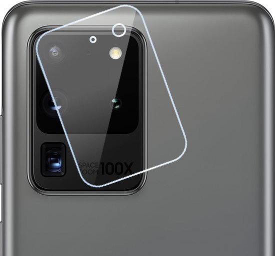 Camera Lens Screenprotector geschikt voor Samsung S20 Ultra - Glas Screen Protector