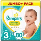 Pampers Premium Protection Maat 3 Luiers  mt 3 (6-10 kg) - 3 x 80 - (240 stuks))