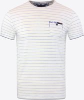 Heren T-shirts met ronde hals Gabbiano 15174 Blue-XXL