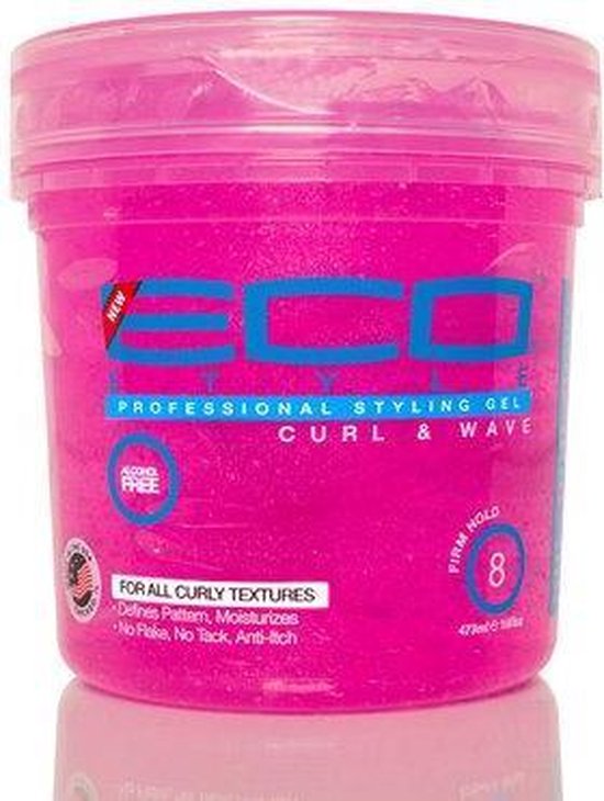 ECO STYLE STYLING GEL CURL & WAVE 24OZ PINK bol