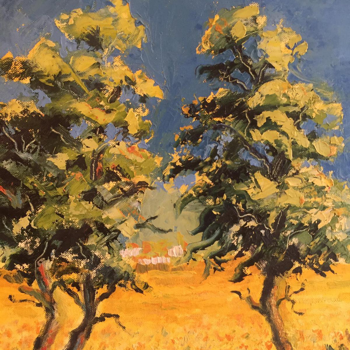Olieverf schilderij ZOMER van Jack Janssen