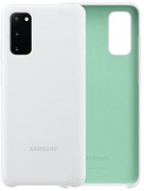 Samsung Silicone Hoesje - Samsung Galaxy S20 - Wit