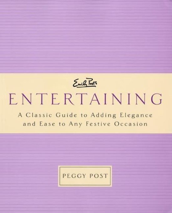 Emily Post's Entertaining - cover