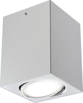 Briloner Leuchten TUBE Plafondspot - LED - GU10 - Reflector Kantelbaar - 8x8cm - Zilver