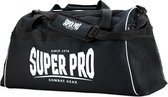 Super Pro Combat Gear Gym Sporttas Zwart/Wit Small